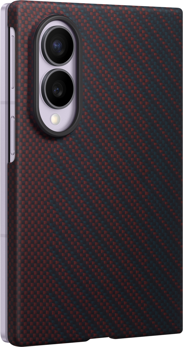 Coque pour Samsung Galaxy Z Fold8 F971, Carbon Magnet Case, Rouge EF-KF971SREGWW