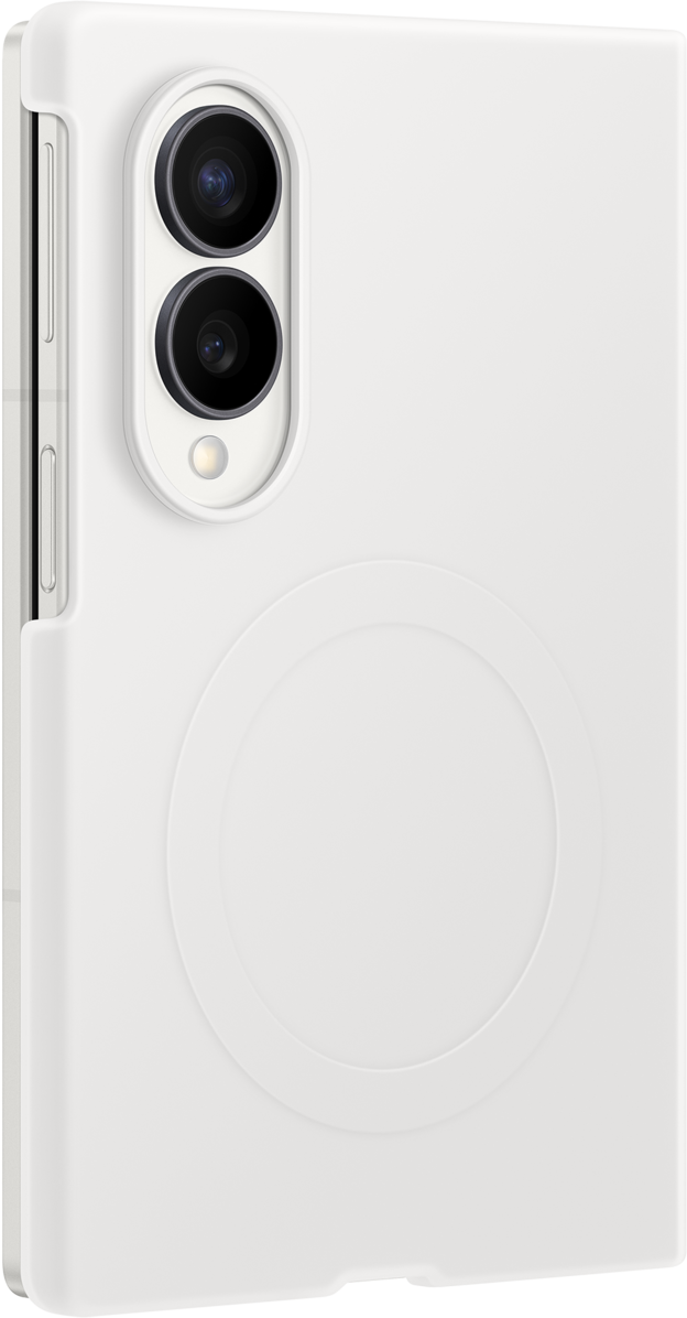 Coque pour Samsung Galaxy Z Fold8 F971, Silicone Magnet Case, Blanc EF-EF971CWEGWW