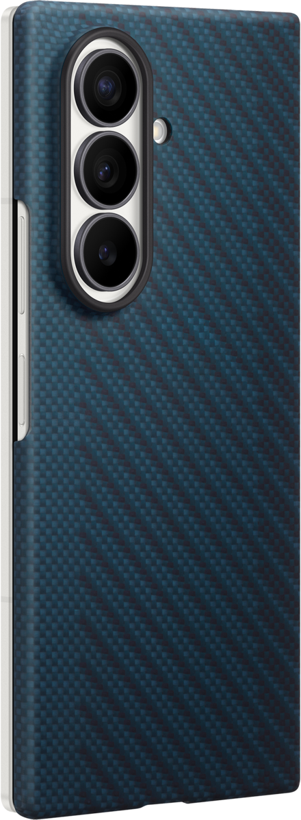 Coque pour Samsung Galaxy Z Fold8 Ultra F976, Carbon Magnet Case, Bleu marine EF-KF976SNEGWW