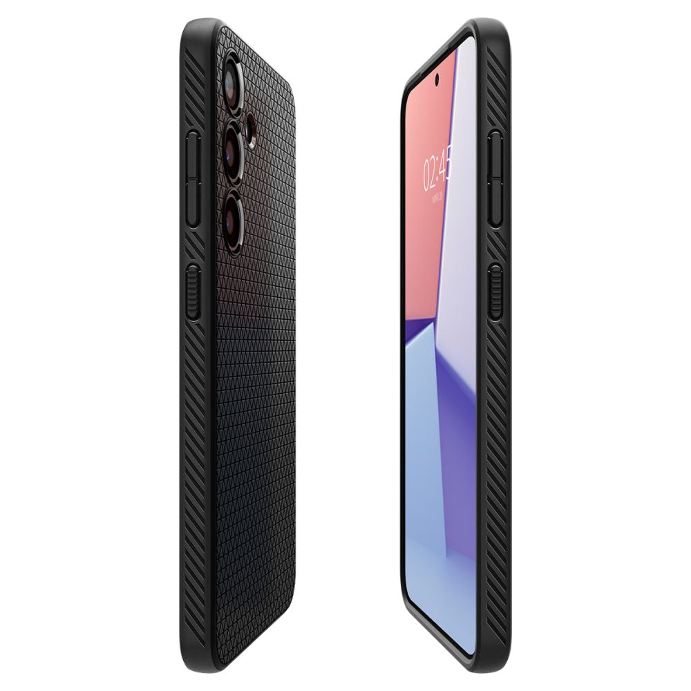 Hoesje voor Samsung Galaxy S24+ S926, Spigen, Liquid Air, Zwart