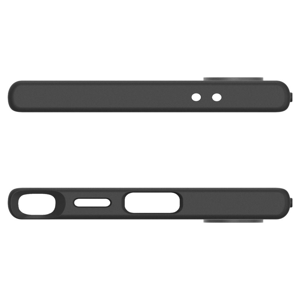 Hoes voor Samsung Galaxy S24 Ultra S928, Spigen, Liquid Air, Zwart ACS07287