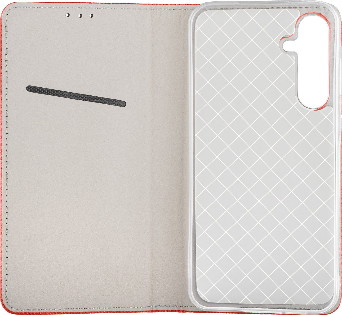 Coque pour Samsung Galaxy A26 A266, OEM, Smart Magnet, Rouge