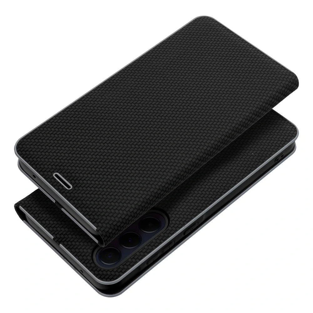 Coque pour Samsung Galaxy A36 A366, OEM, Luna Carbon, Noire