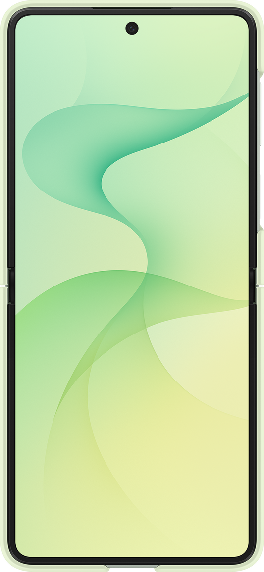 Hoesje voor Samsung Galaxy Z Flip8 F776, Silicone Ring Magnet, Groen EF-EF776CGEGWW
