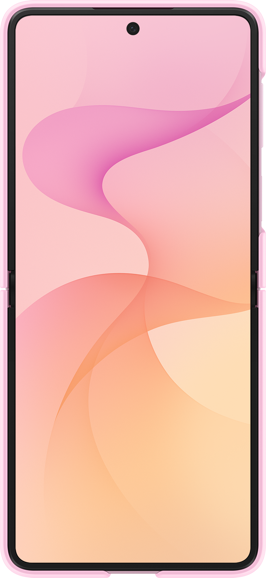 Coque pour Samsung Galaxy Z Flip8 F776, Silicone Ring Magnet, Rose EF-EF776CVEGWW