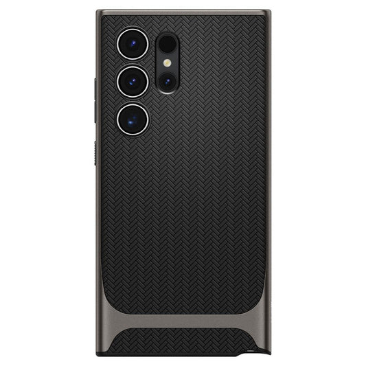 Hülle für Samsung Galaxy S24 Ultra S928, Spigen, Neo Hybrid, Grau ACS07305