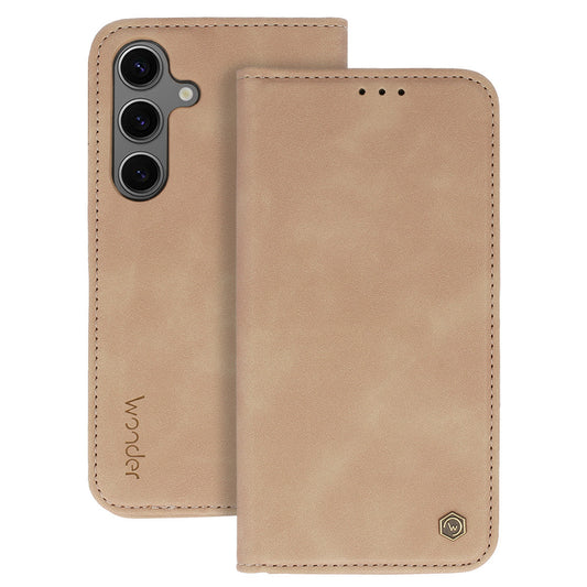 Hoesje voor Samsung Galaxy A16 5G A166 / A16 4G A165, Wonder, Prime, Bruin