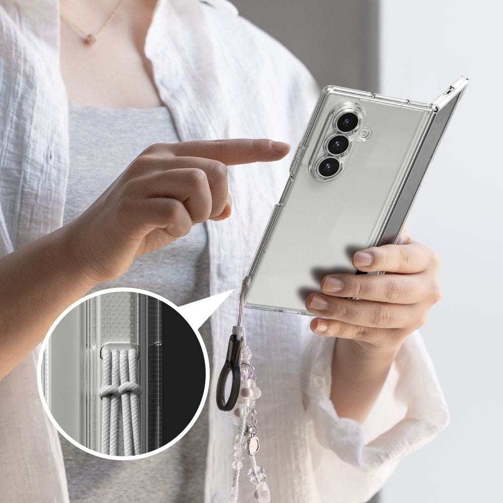 Hoes voor Samsung Galaxy Z Fold7 F966, Ringke, Fusion, Transparant