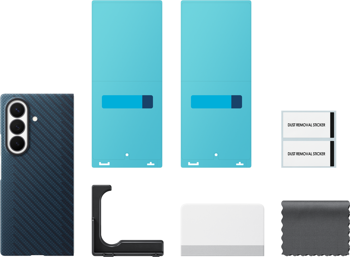 Coque pour Samsung Galaxy Z Fold8 Ultra F976, Carbon Magnet Case, Bleu marine EF-KF976SNEGWW