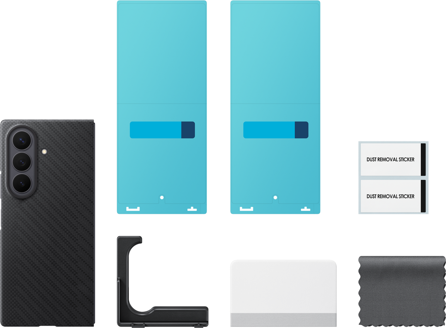 Coque pour Samsung Galaxy Z Fold8 Ultra F976, Carbon Magnet Case, Noire EF-KF976SBEGWW