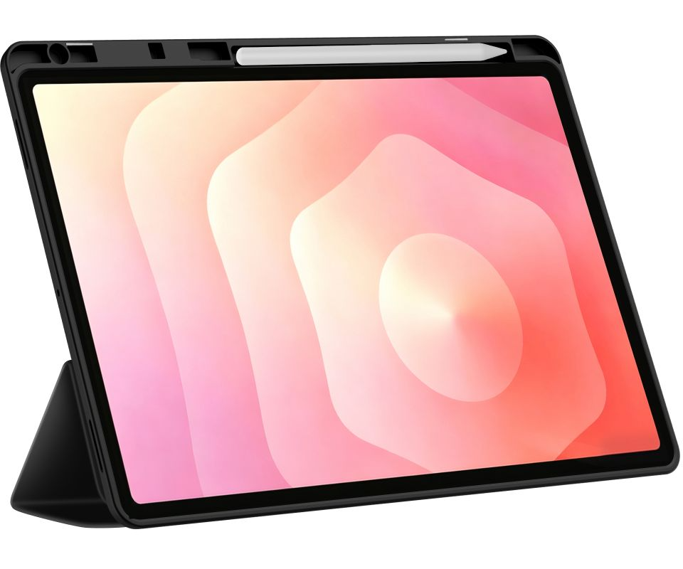 Coque pour Samsung Galaxy Tab S12 Plus, Tech-Protect, SC PEN, Noire