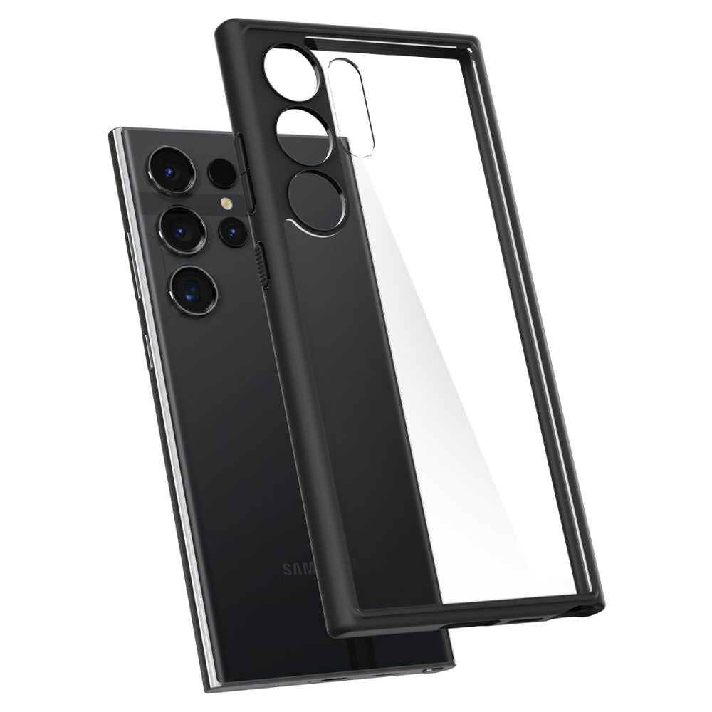 Hoes voor Samsung Galaxy S24 Ultra S928, Spigen, Ultra Hybrid, Matzwart ACS07295