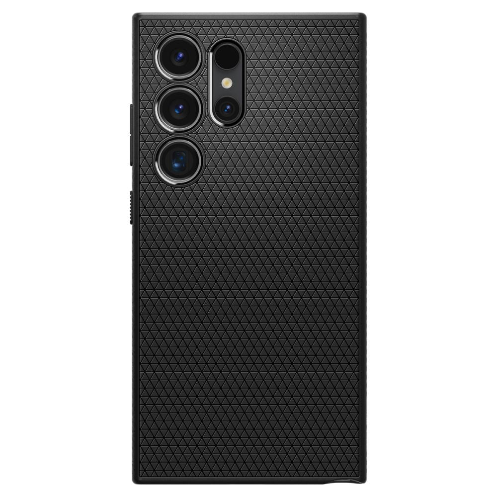 Hoes voor Samsung Galaxy S24 Ultra S928, Spigen, Liquid Air, Zwart ACS07287