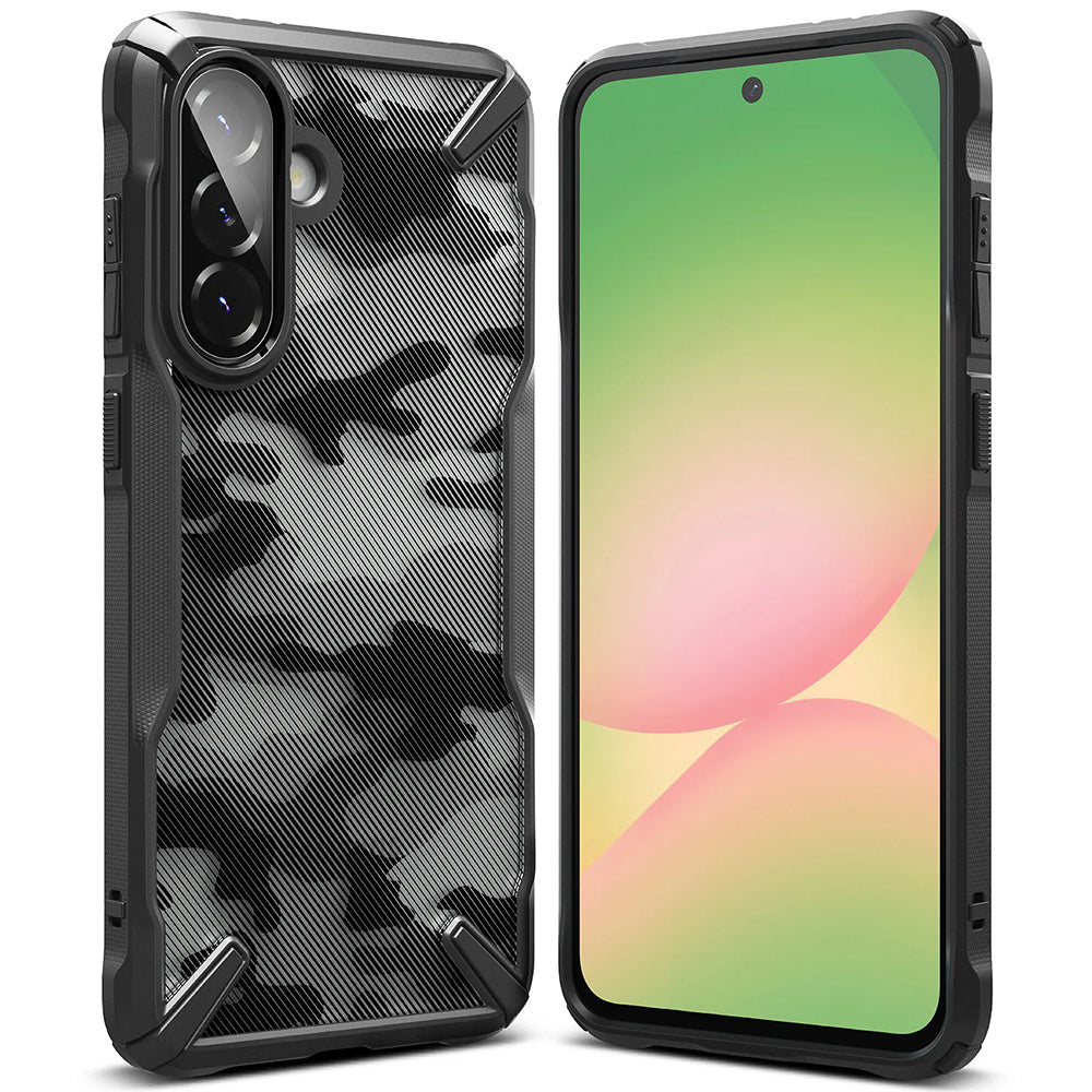 Hoes voor Samsung Galaxy A56 A566 / A36 A366, Ringke, Fusion X Camo, Zwart