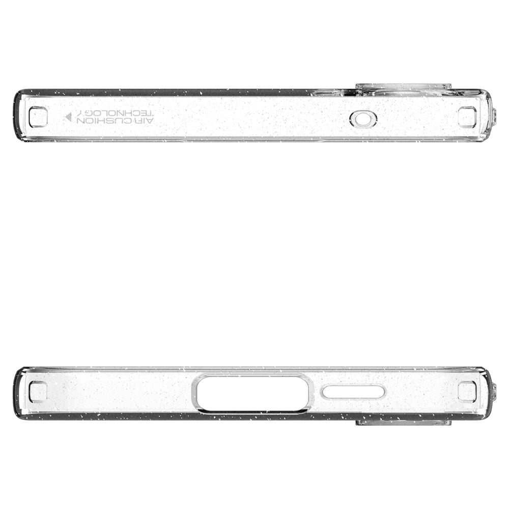 Etui pour Samsung Galaxy A55 5G A556, Spigen, Liquid Crystal Glitter, Transparent ACS07538