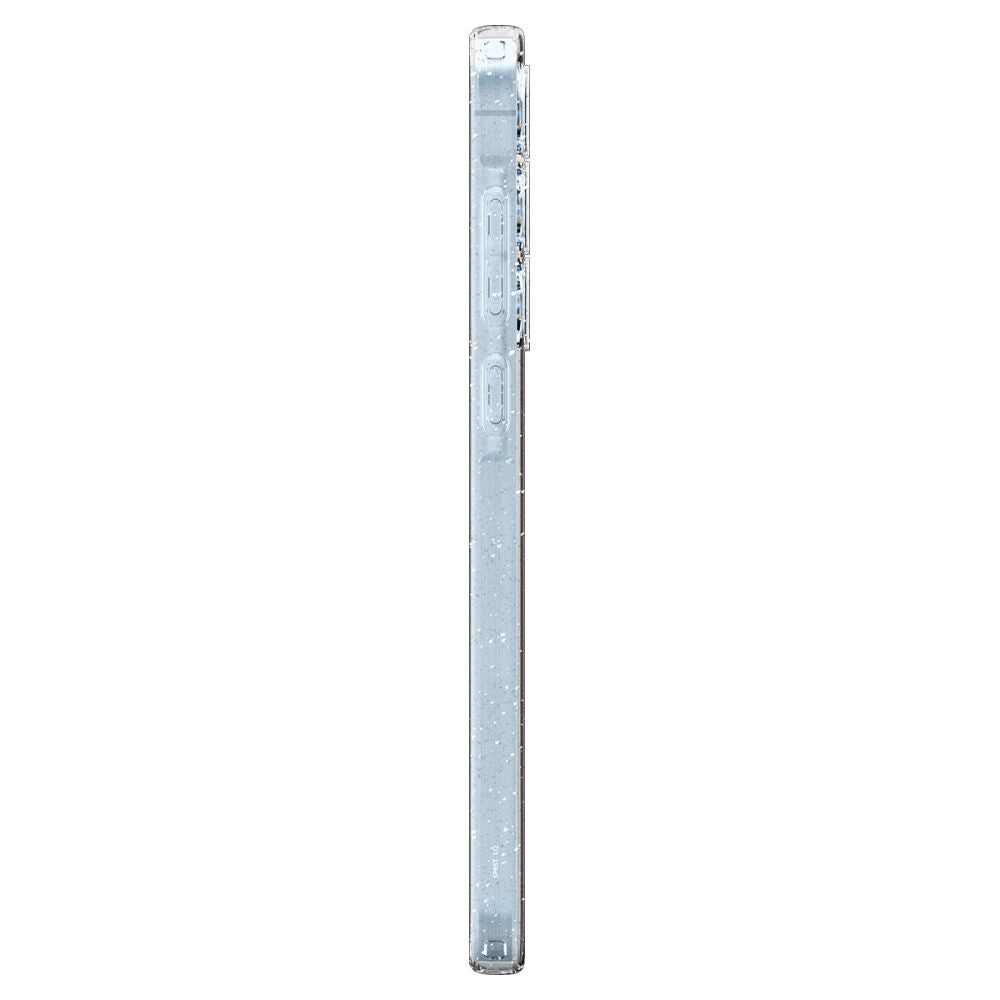 Etui pour Samsung Galaxy A55 5G A556, Spigen, Liquid Crystal Glitter, Transparent ACS07538