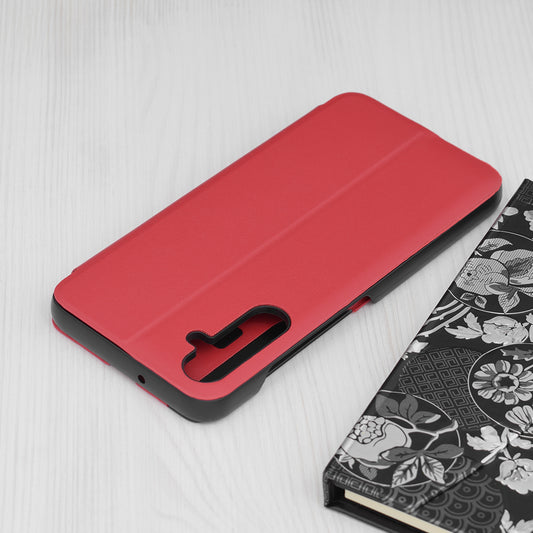 Hoes voor Samsung Galaxy A05s A057, Techsuit, eFold, Rood