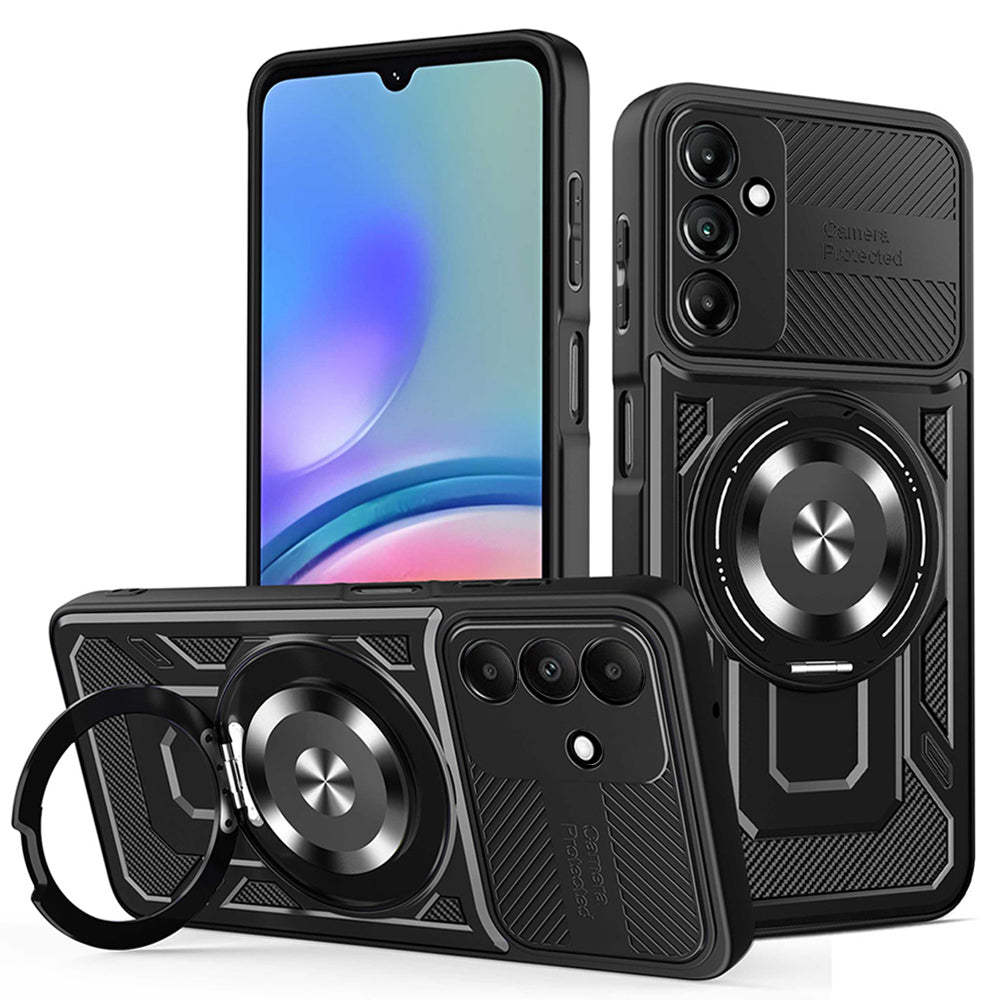 Coque pour Samsung Galaxy A05s A057, Techsuit, RuggedCam, Noire