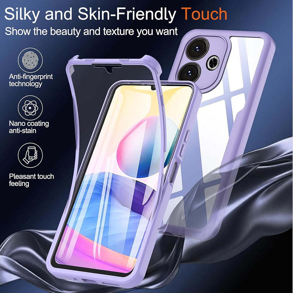 Coque pour Samsung Galaxy A06 A065, Techsuit, ColorVerse 360, Bleue