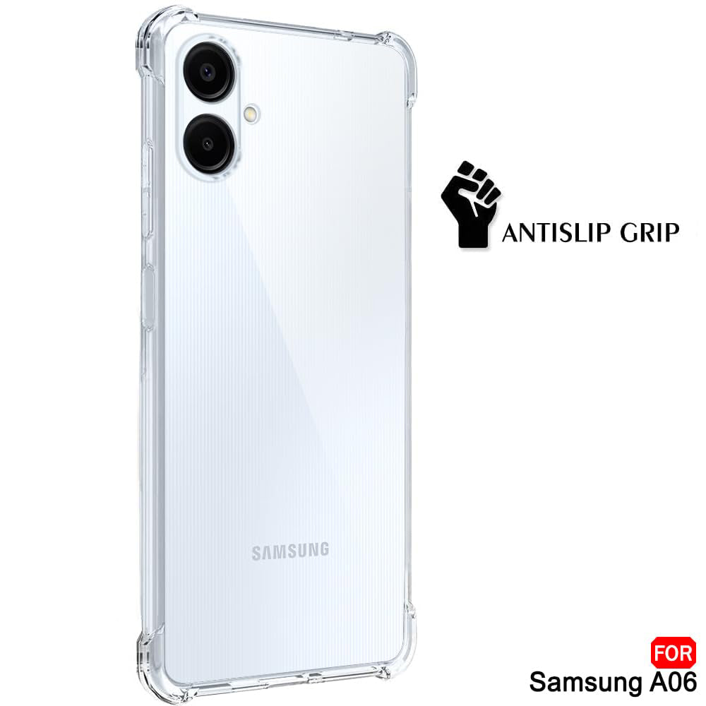 Coque pour Samsung Galaxy A06 A065, Techsuit, Anti-choc Claire, Transparente