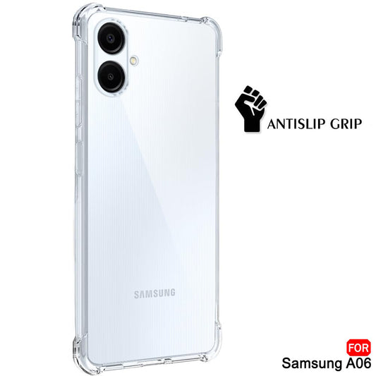 Coque pour Samsung Galaxy A06 A065, Techsuit, Anti-choc Claire, Transparente