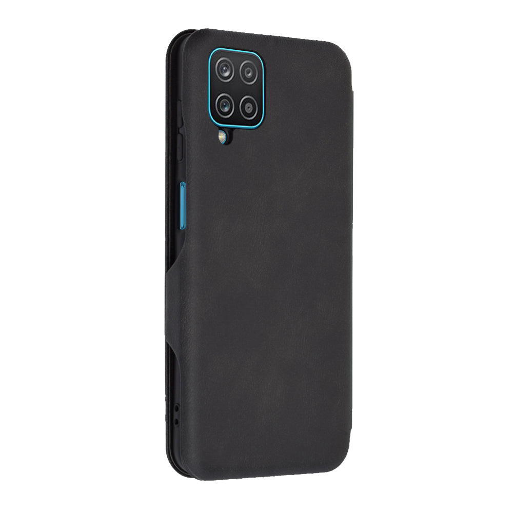Coque pour Samsung Galaxy A12 Nacho A127 / A12 A125, Techsuit, Safe Wallet Plus, Noire