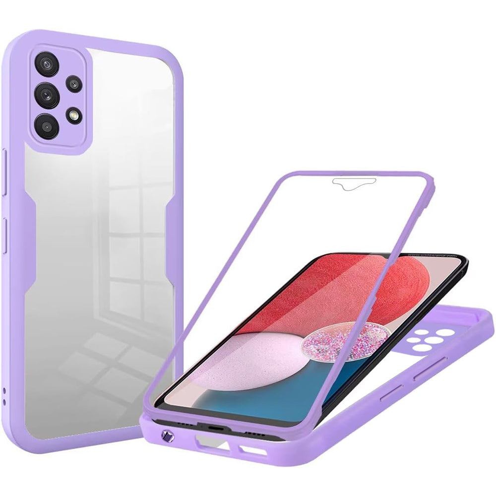 Coque pour Samsung Galaxy A13 A135, Techsuit, ColorVerse 360, Violet