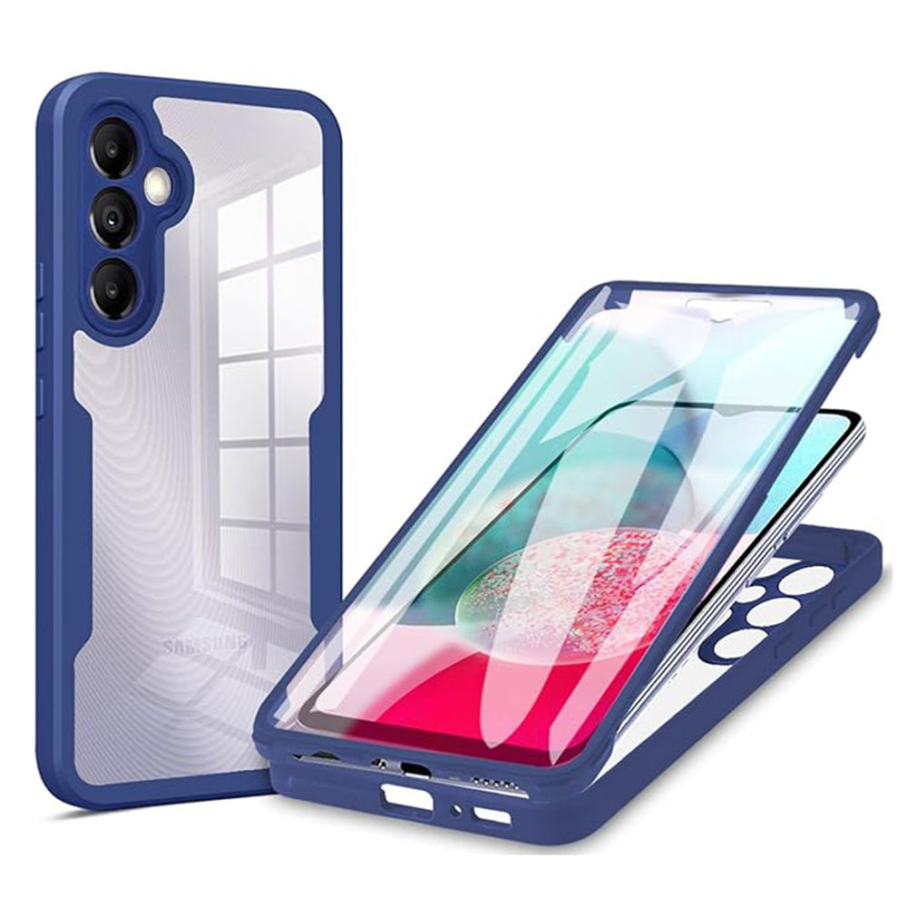 Coque pour Samsung Galaxy A14 A145 / A14 5G A146, Techsuit, ColorVerse 360, Bleue