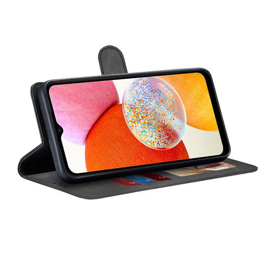 Hoes voor Samsung Galaxy A14 A145 / A14 5G A146, Techsuit, Diary Book, Zwart