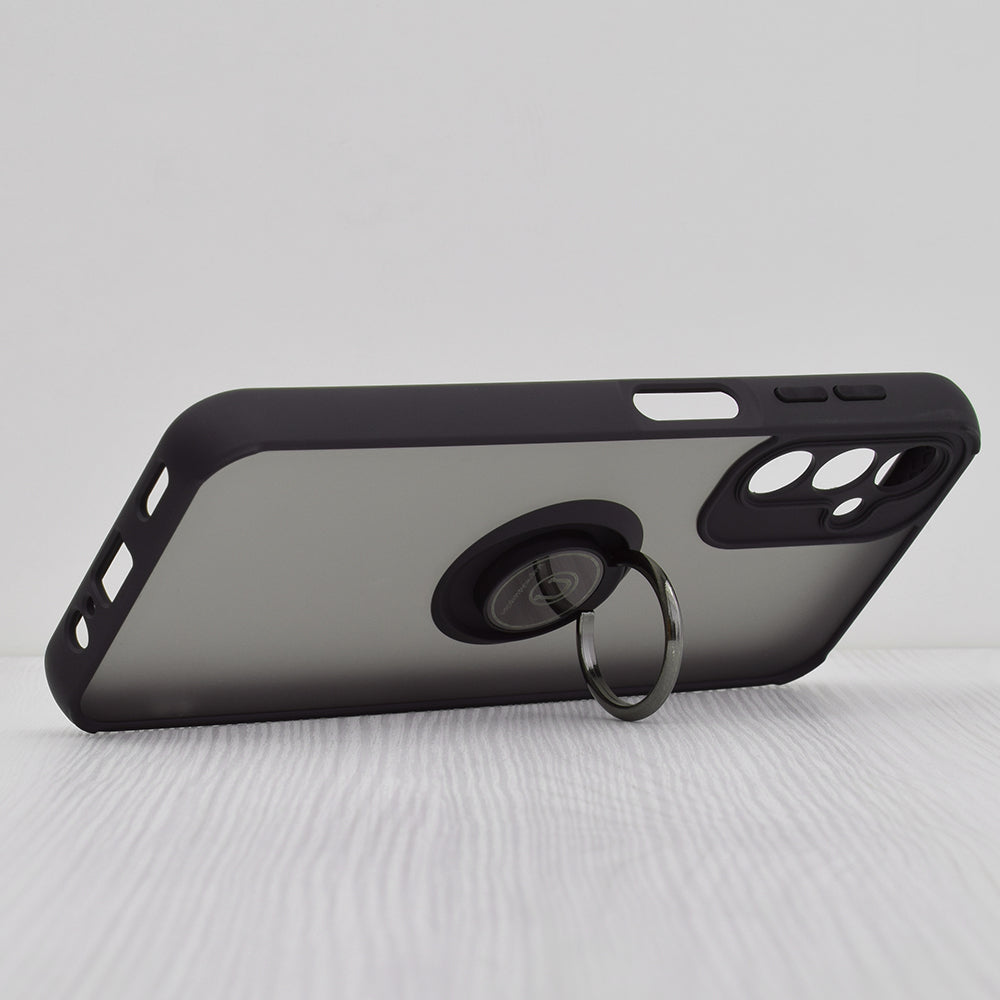 Coque pour Samsung Galaxy A14 A145 / A14 5G A146, Techsuit, Glinth, Noire
