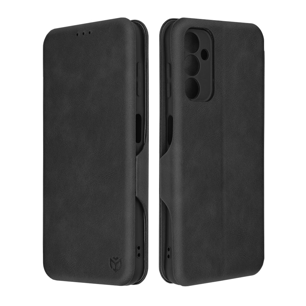 Hülle für Samsung Galaxy A14 A145 / A14 5G A146, Techsuit, Safe Wallet Plus, Schwarz