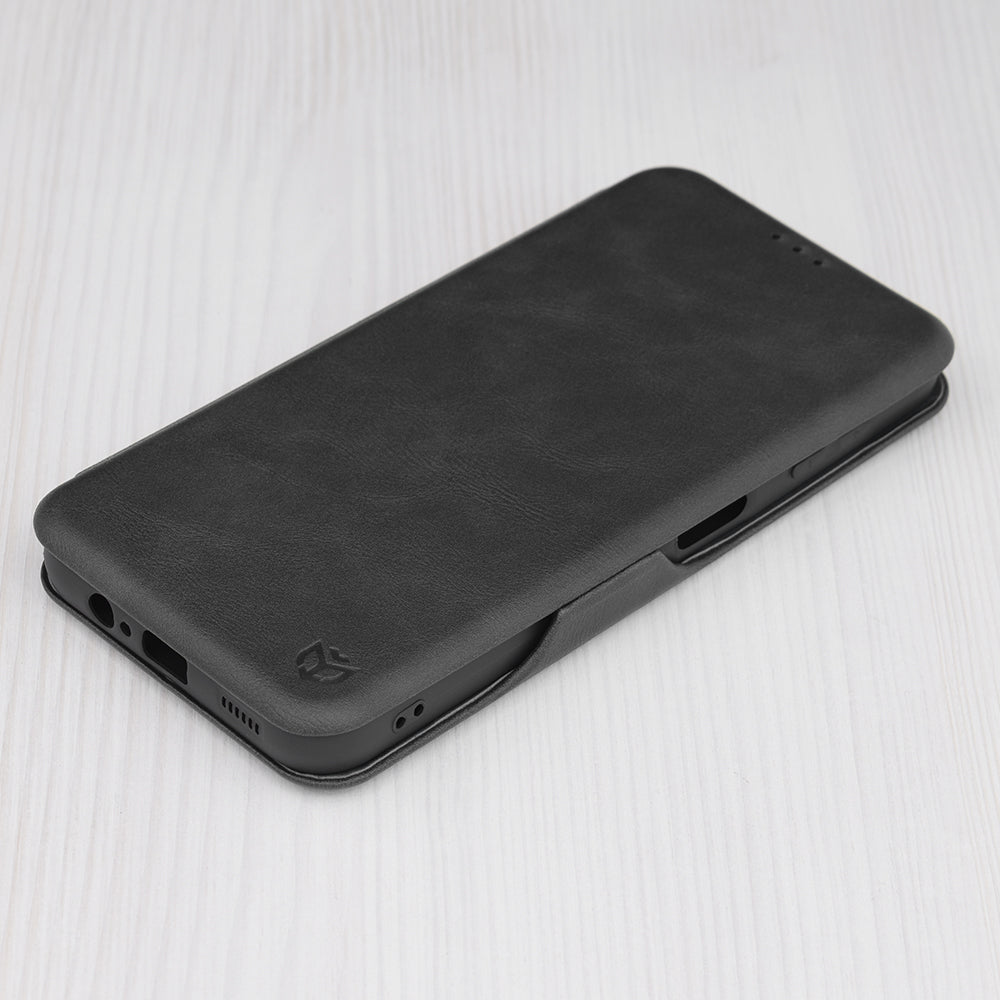 Hülle für Samsung Galaxy A14 A145 / A14 5G A146, Techsuit, Safe Wallet Plus, Schwarz