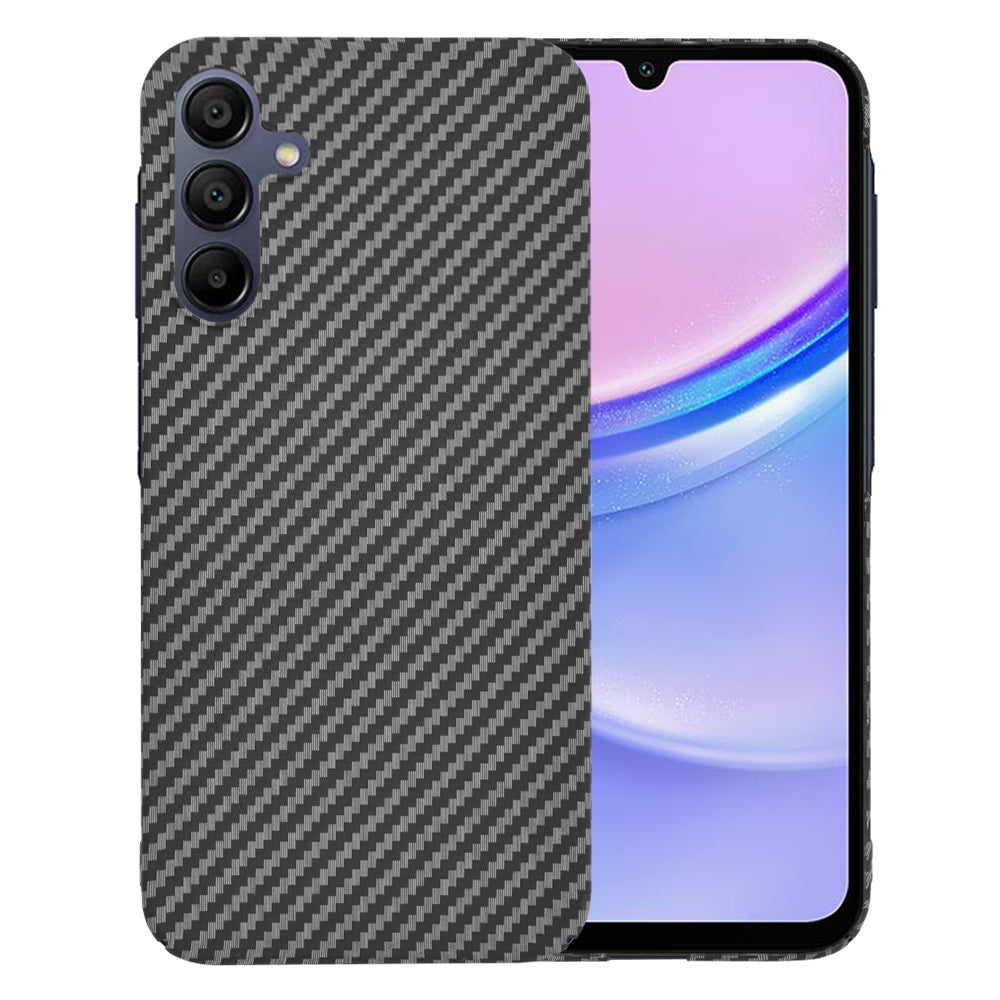 Coque pour Samsung Galaxy A15 5G A156 / A15 A155, Techsuit, Carbonite FiberShell, Noire