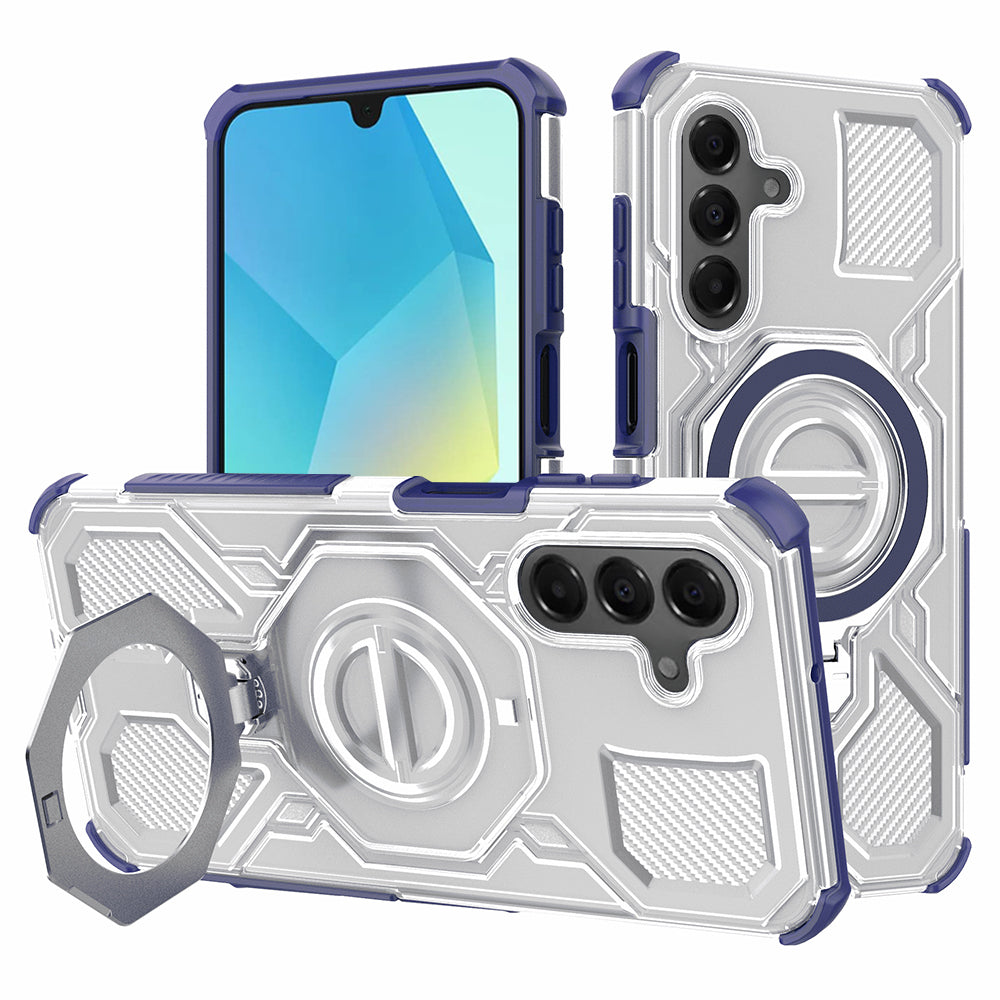 Case for Samsung Galaxy A16 5G A166 / A16 4G A165, Techsuit, Carbon Shield Pro, Blue