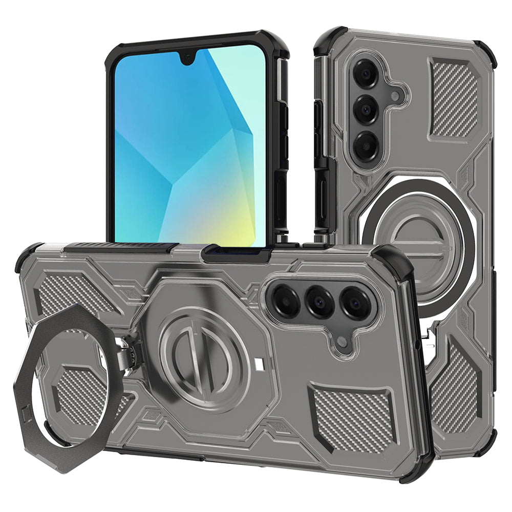 Case for Samsung Galaxy A16 5G A166 / A16 4G A165, Techsuit, Carbon Shield Pro, Smoky