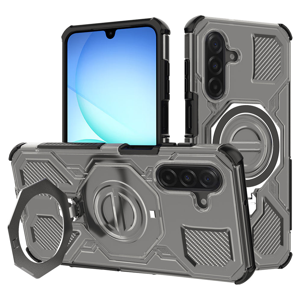Case for Samsung Galaxy A17 4G / A17 5G, Techsuit, Carbon Shield Pro, Smoky