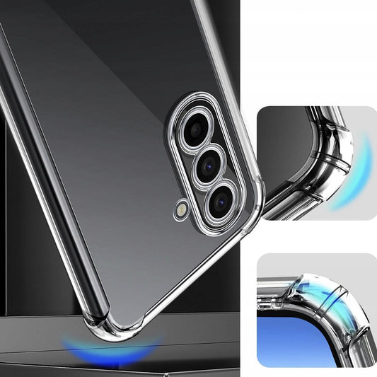 Case for Samsung Galaxy A17 5G, Techsuit, Shockproof Clear, Transparent