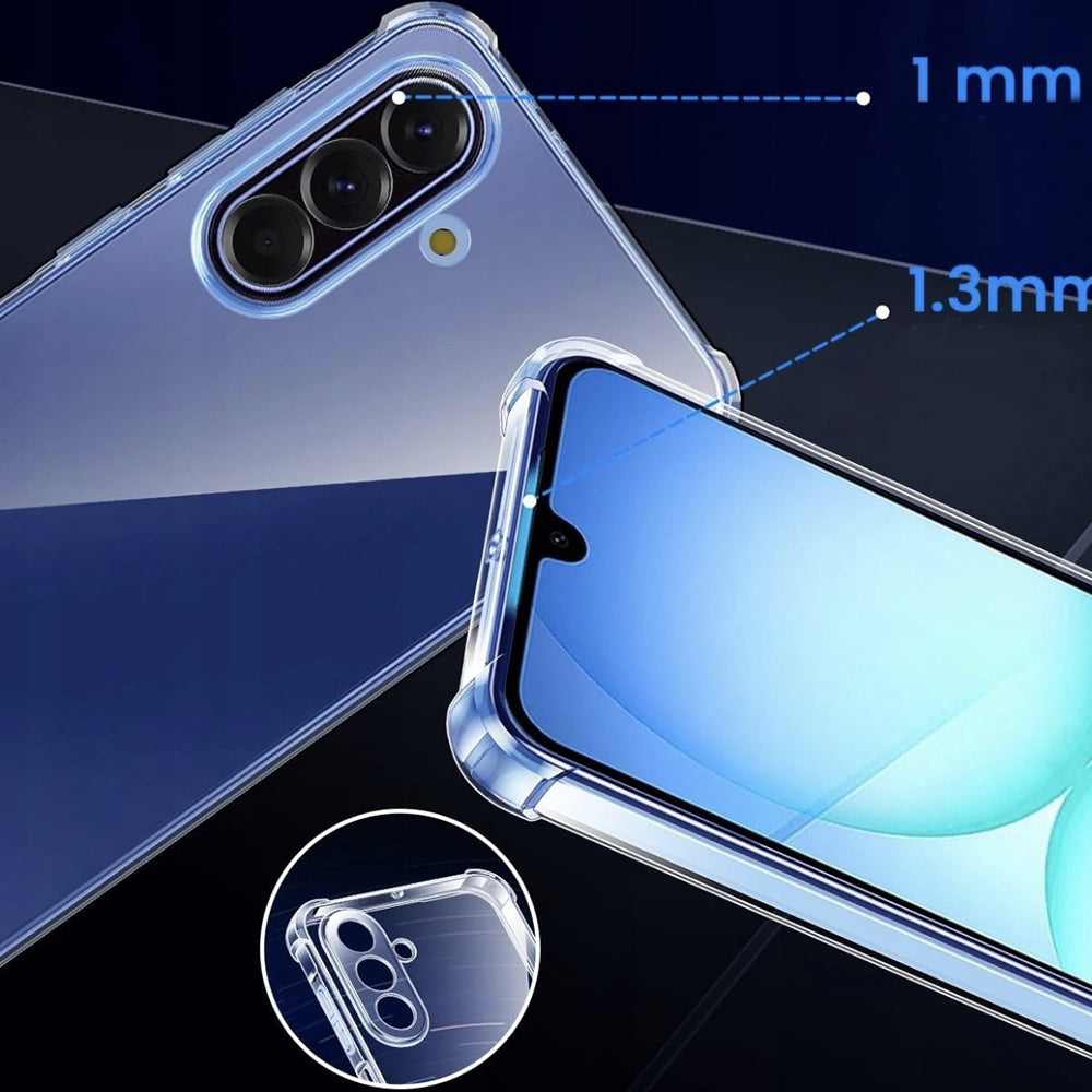 Case for Samsung Galaxy A17 5G A176, Techsuit, Shockproof Clear, Transparent