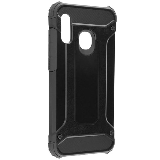 Hülle für Samsung Galaxy A20e A202, Techsuit, Hybrid Armor, Schwarz