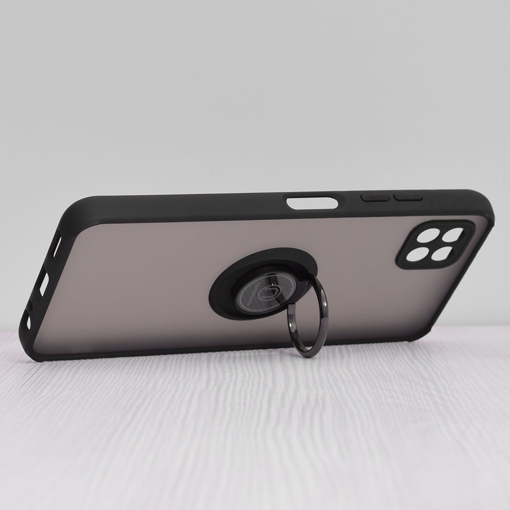 Coque pour Samsung Galaxy A22 5G A226, Techsuit, Glinth, Noire