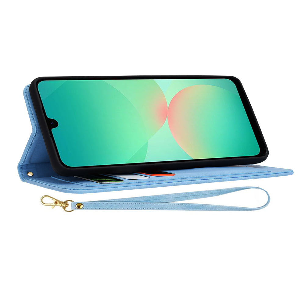 Coque pour Samsung Galaxy A26 A266, Techsuit, FlipCraft, Bleu