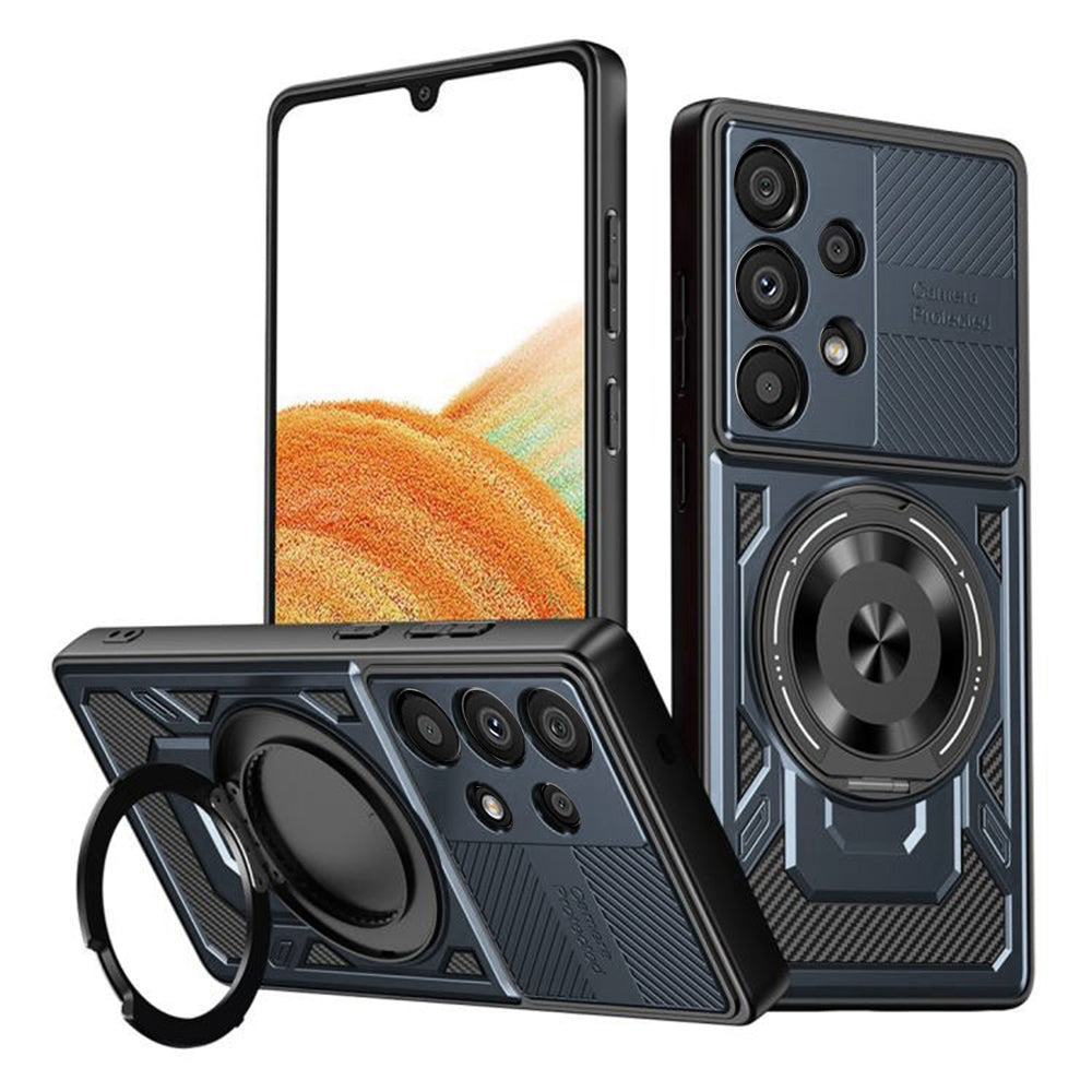 Coque pour Samsung Galaxy A33 5G A336, Techsuit, RuggedCam, Bleue