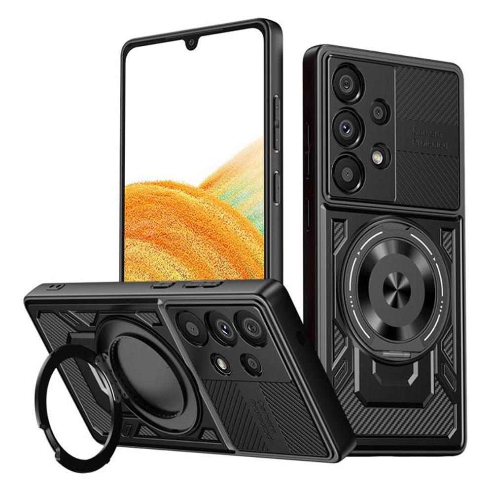Coque pour Samsung Galaxy A33 5G A336, Techsuit, RuggedCam, Noire