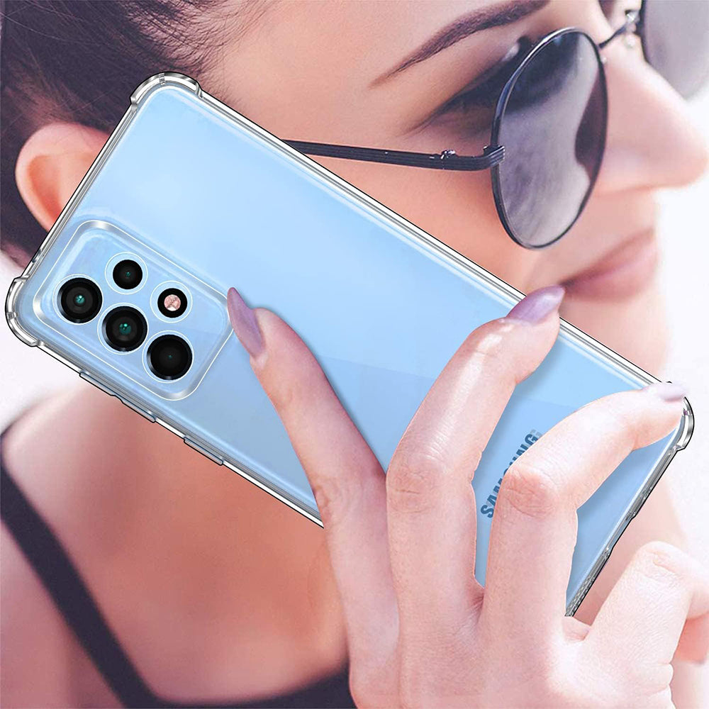 Coque pour Samsung Galaxy A33 5G A336, Techsuit, Antichoc Claire, Transparente