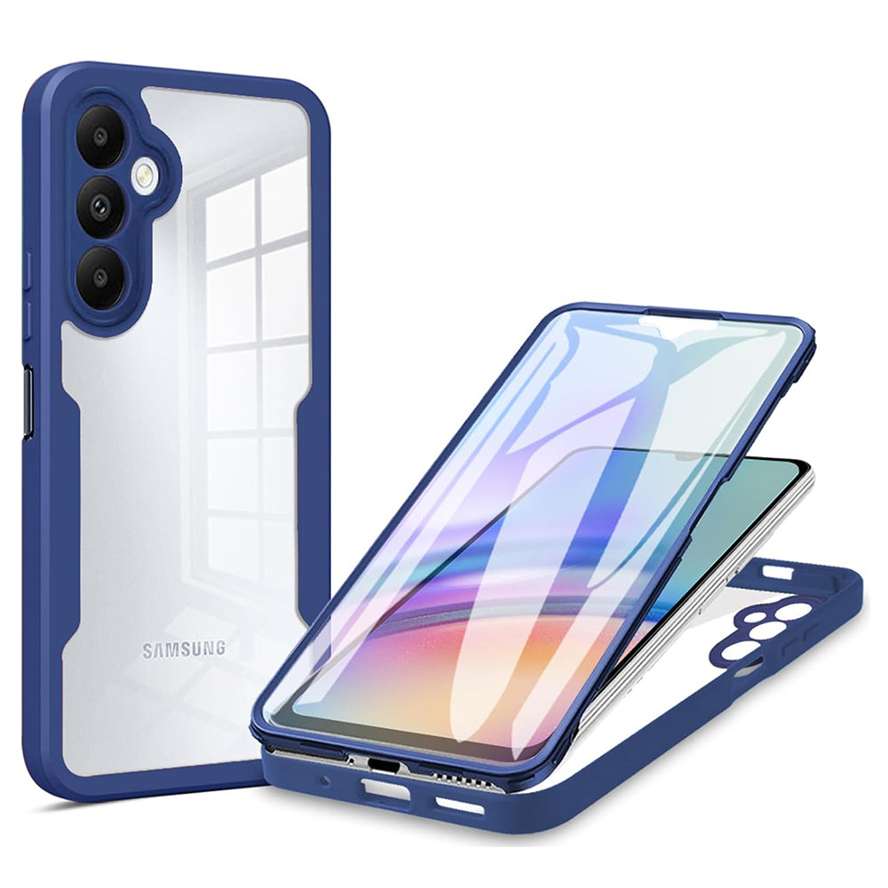Coque pour Samsung Galaxy A34 A346, Techsuit, ColorVerse 360, Bleue