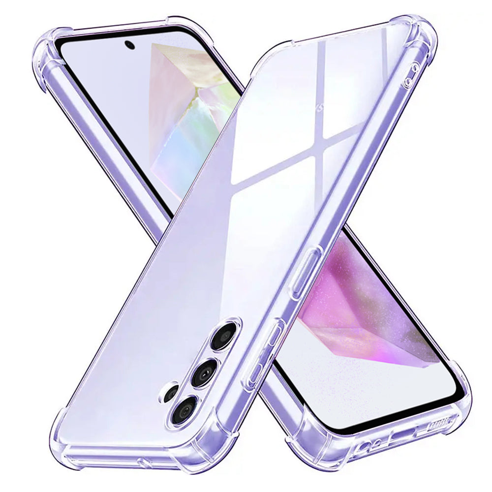 Coque pour Samsung Galaxy A35 5G A356, Techsuit, Anti-choc Claire, Transparente