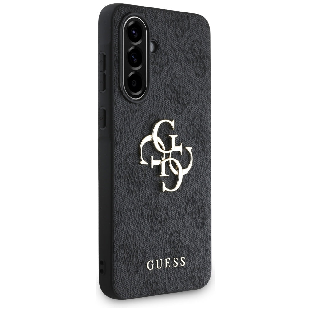 Étui pour Samsung Galaxy A36 A366, Guess, 4G Big Logo, Noir