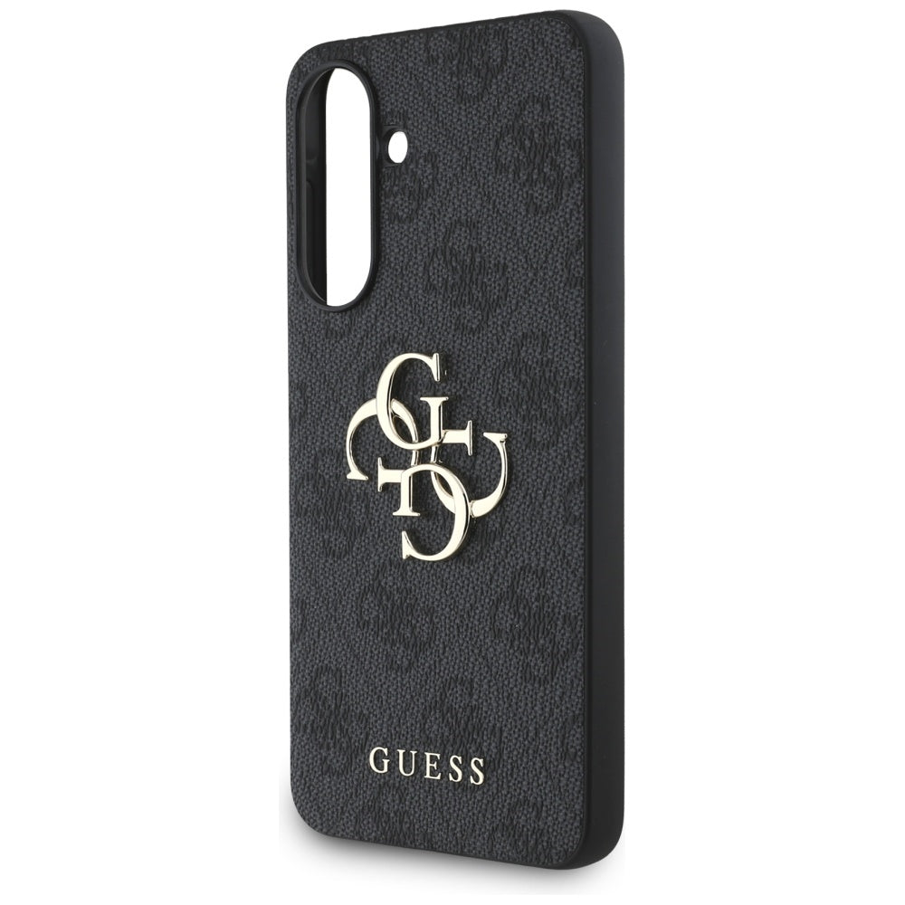 Étui pour Samsung Galaxy A36 A366, Guess, 4G Big Logo, Noir