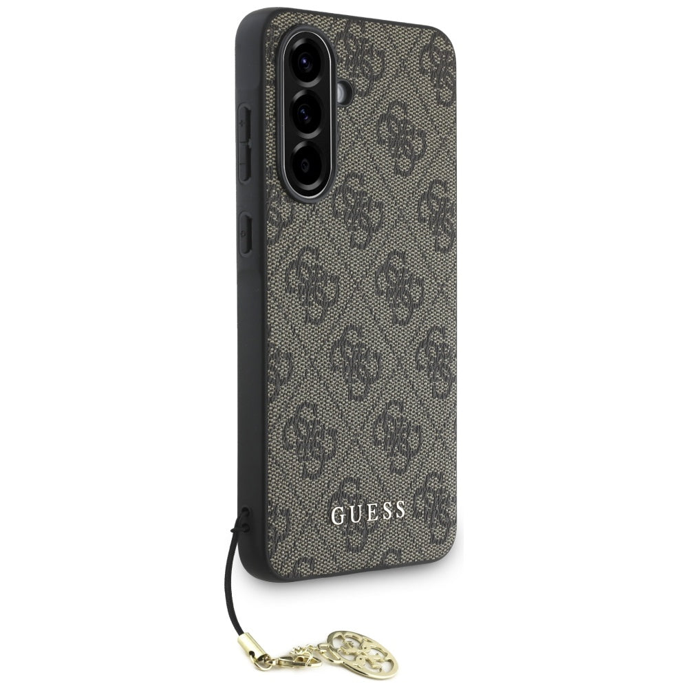 Case for Samsung Galaxy A36 A366, Guess, 4G Charm, Brown