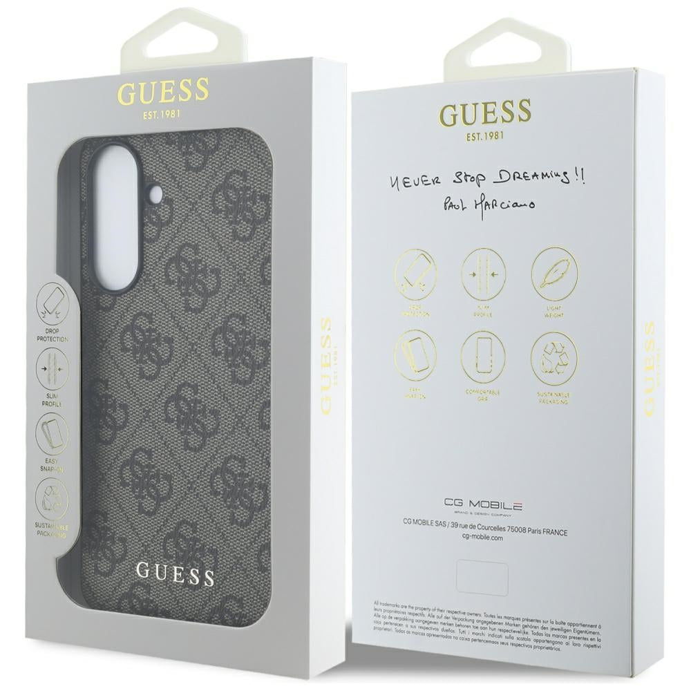 Hoes voor Samsung Galaxy A36 A366, Guess, 4G Classic, Bruin